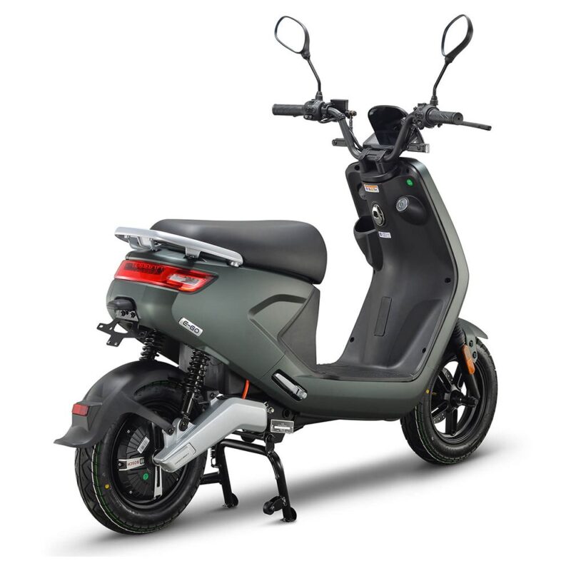 Achterkant E-GO S4 matgroen