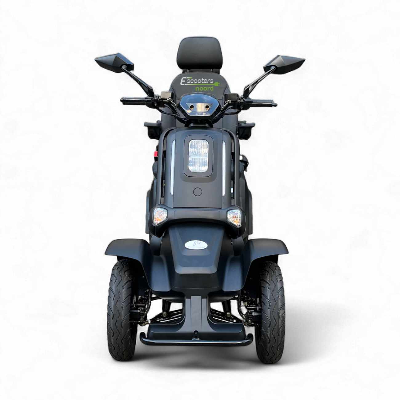 Voorkant zwarte Forty-5 Duo tweepersoons scootmobiel
