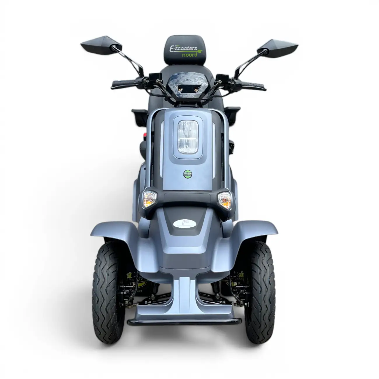 Voorkant grijze Forty-5 Duo tweepersoons scootmobiel