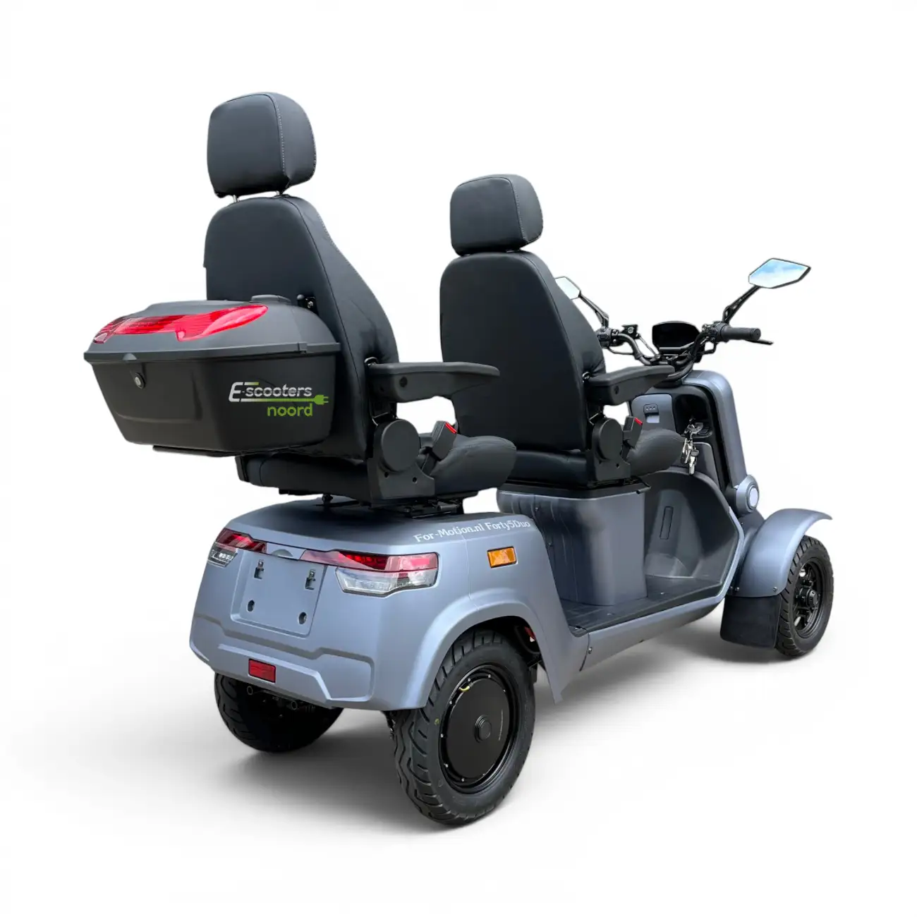 Grijze Forty-5 Duo scootmobiel voor 2 personen